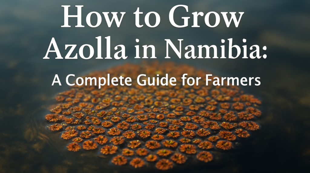 How to grow Azolla in Nambia