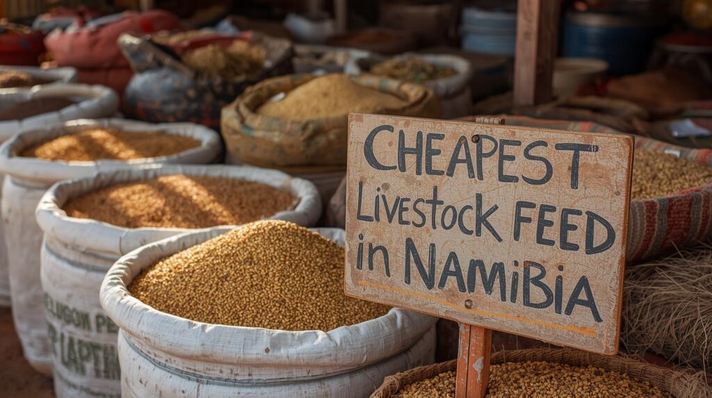 cheapest livestock feed in Namibia